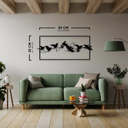5 Birds Metal Wall Art