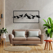 22 Birds Metal Wall Art