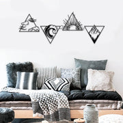 3 Nature Metal Wall Art