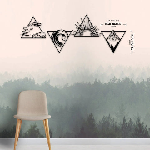 1 Nature Metal Wall Art