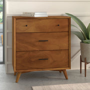 Flynn Mid Century Modern 3 Drawer Small Chest