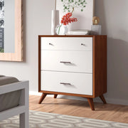 Flynn 3 Drawer Two Tone Small Chest