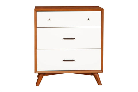 Flynn 3 Drawer Two Tone Small Chest