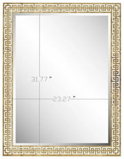 Celia Cutwork Silver & Gold Large Wall Mirror
