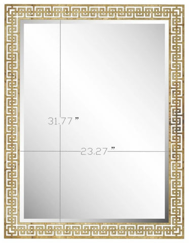 Celia Cutwork Silver & Gold Large Wall Mirror