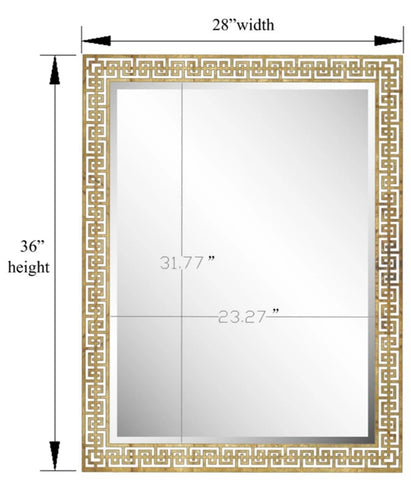 Celia Cutwork Silver & Gold Large Wall Mirror
