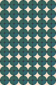 Gemstone' Geometric Non-Slip Indoor/Outdoor Rug - Pack Of: 1