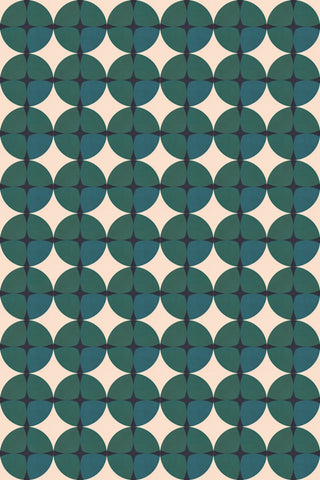 Gemstone' Geometric Non-Slip Indoor/Outdoor Rug - Pack Of: 1