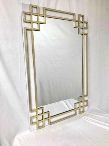 Elegant Overlay Wall Mirror