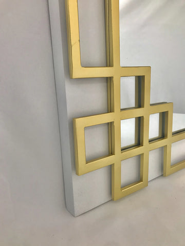 Elegant Overlay Wall Mirror