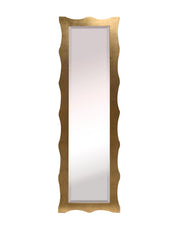 Harmony Scalloped Gold Leaf Full Length Mirror