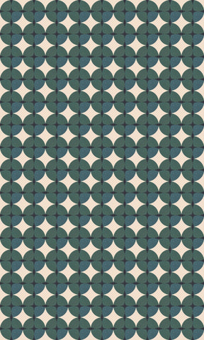 Gemstone' Geometric Non-Slip Indoor/Outdoor Rug - Pack Of: 1