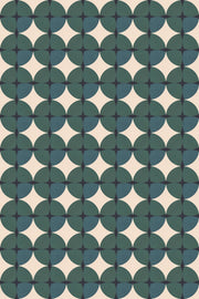 Gemstone' Geometric Non-Slip Indoor/Outdoor Rug - Pack Of: 1