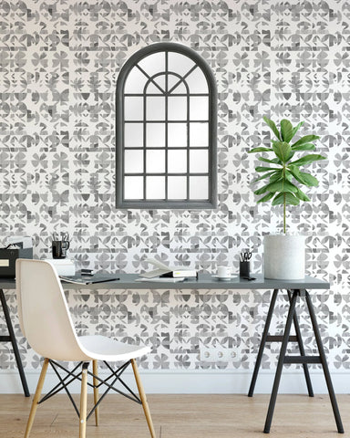 Arched Window Pane Mirror