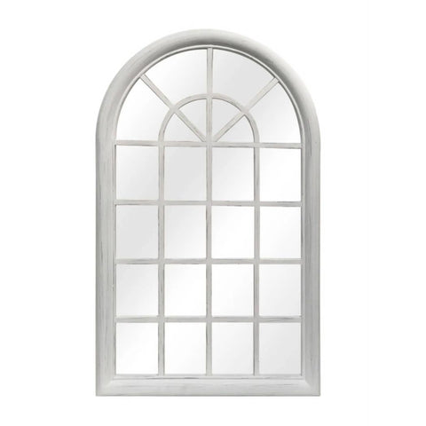 Arched Window Pane Mirror