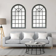 Arched Window Pane Mirror