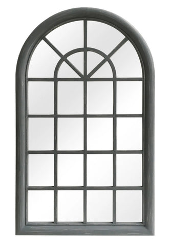 Arched Window Pane Mirror