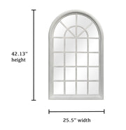 Arched Window Pane Mirror