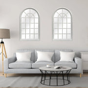 Arched Window Pane Mirror