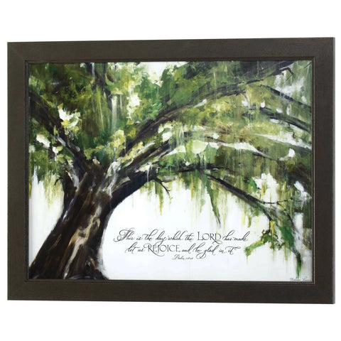 Wall Decor Spanish Moss Psalm 118:24