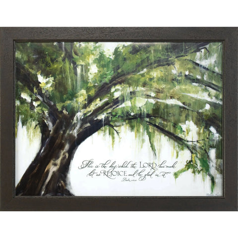 Wall Decor Spanish Moss Psalm 118:24