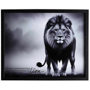 4 Framed Wall Art Black Bold As A Lion