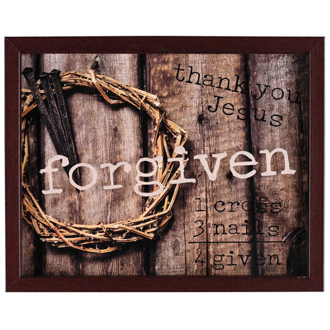 4 Framed Wall Art Forgiven 14x11