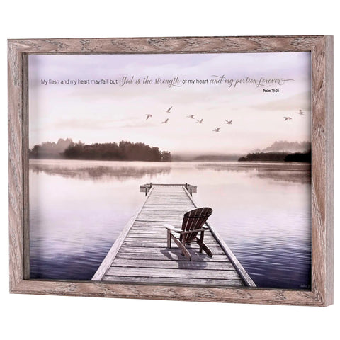 2212 Framed Wall Art My Flesh And My Heart