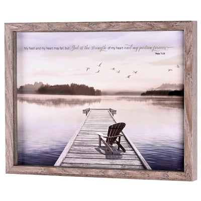 1 Framed Wall Art My Flesh And My Heart