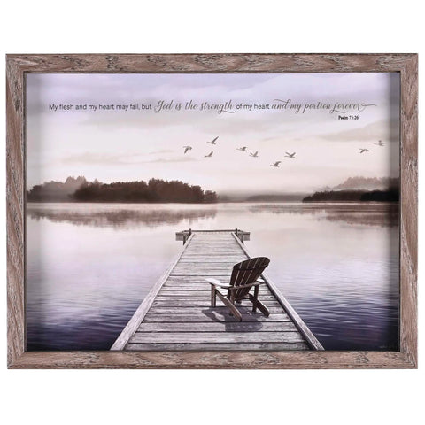 334 Framed Wall Art My Flesh And My Heart