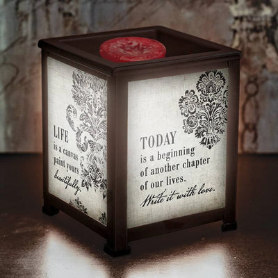 11 Glass Lantern Warmer. 