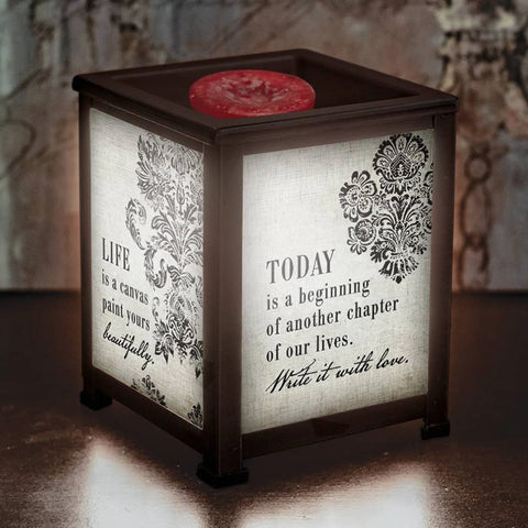 11 Glass Lantern Warmer. 