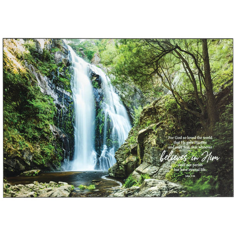 For God So Loved John 3:16 Wall Plaque