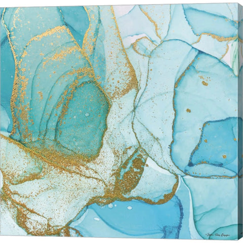 Gold Sand and Ocean by Seven Trees Design, Canvas Art