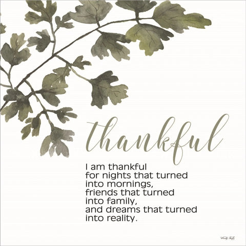 Thankful by Cindy Jacobs, Canvas Art