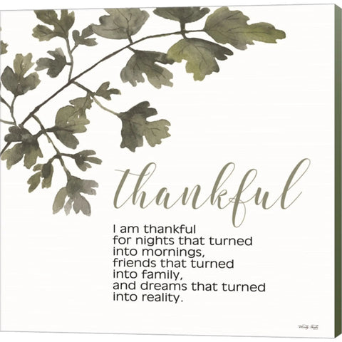 Thankful by Cindy Jacobs, Canvas Art