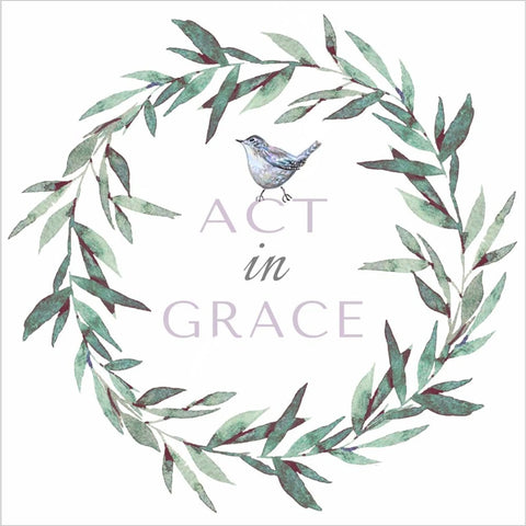 Act in Grace by Elizabeth Tyndall, Canvas Art