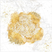 Golden Coral by Jennifer Pugh, Canvas Art