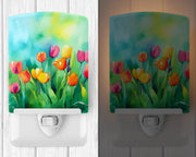 Tulips Ceramic Night Light