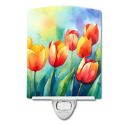 Tulips Ceramic Night Light