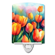 Tulips Ceramic Night Light