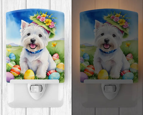 Westie Ceramic Night Light