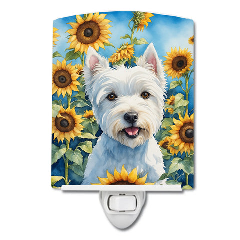 Westie Ceramic Night Light