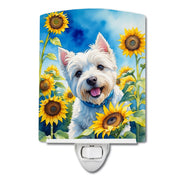 Westie Ceramic Night Light