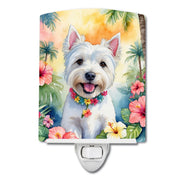 Westie Ceramic Night Light