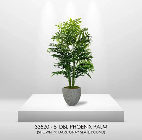 5' Artificial Double Phoenix Palm