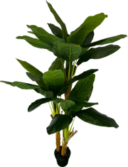 6' Deluxe Artificial Banana Plant (Tree) - 3 Stalk