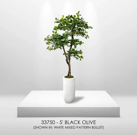 5' Artificial Black Olive Tree