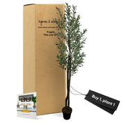 Handmade 6' Artificial Olive Tree - Real Touch Artificial Plant