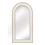 Beaded Wood Arch Mirror